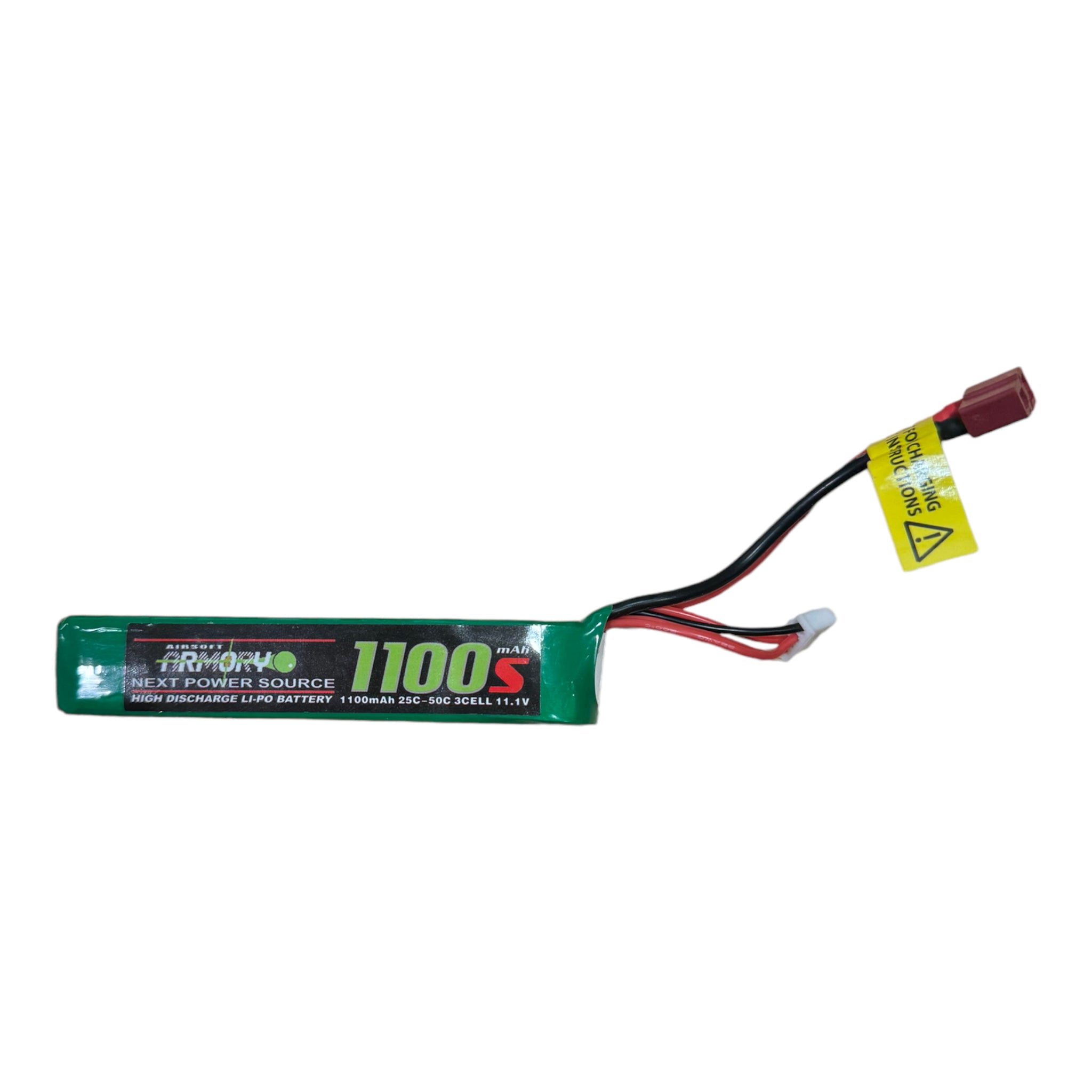 Airsoft Armory Branded 11.1v 1100mAh 25C-50C Lipo Stick Battery (Deans) Airsoft Armory Branded 11.1v 1100mAh 25C-50C Lipo Stick Battery (Deans)